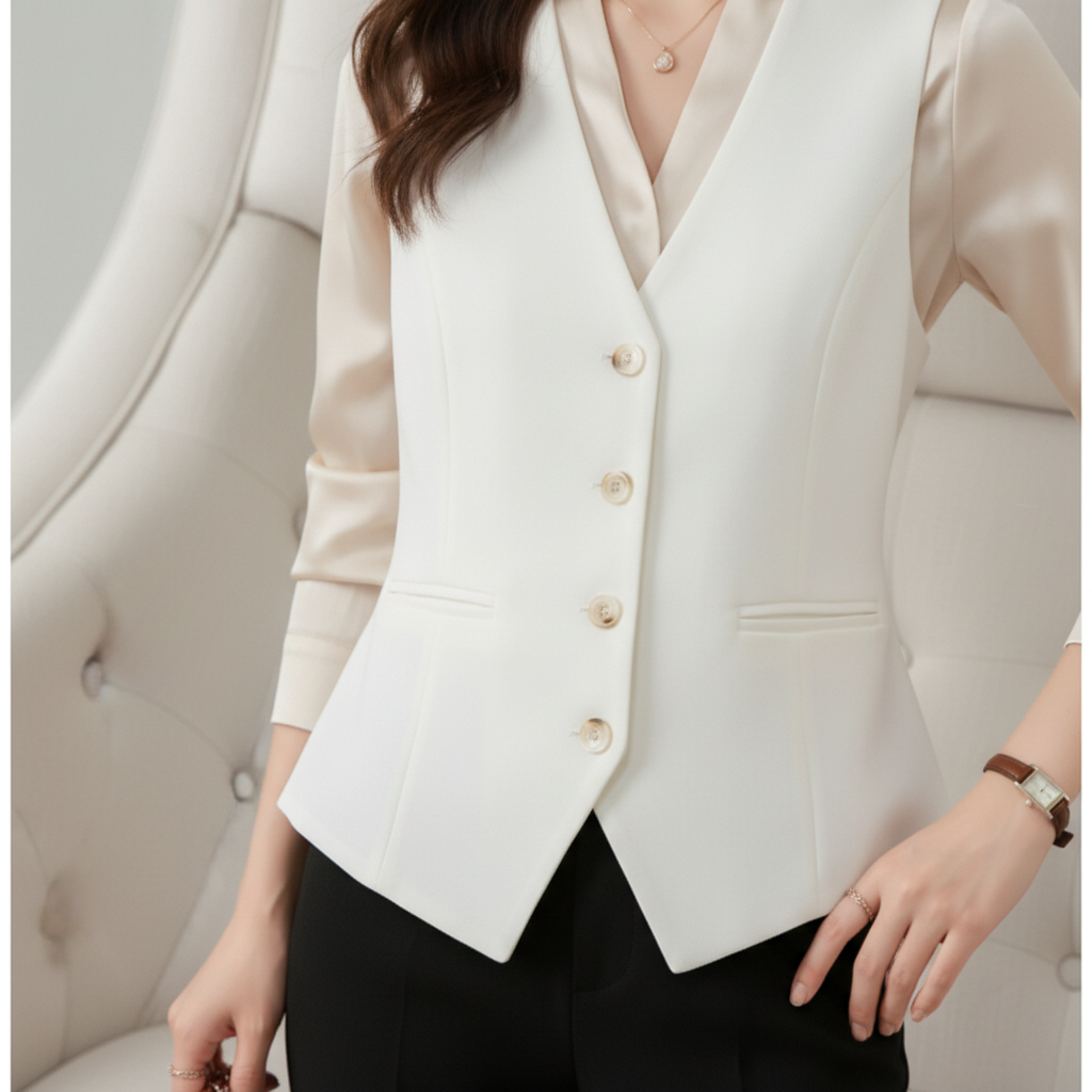 Chaleco Elegante de Oficina Mujer - LÚVORA