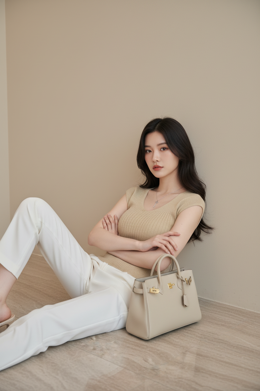 Camiseta de punto de manga corta - LÚVORA