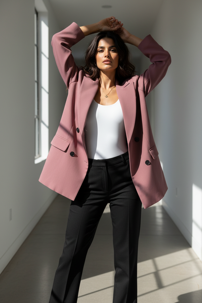 Cardigan Elegante de Manga Larga con Botones - LÚVORA