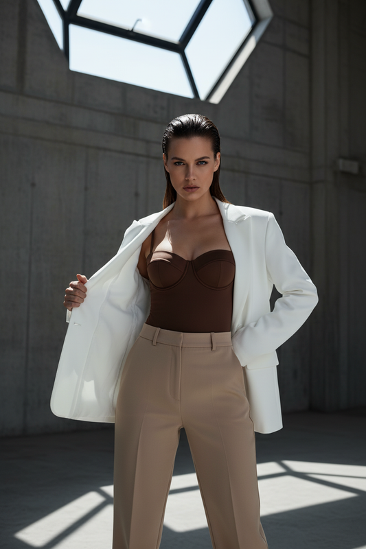 Bodysuit de Playa Chic con Tirantes - LÚVORA