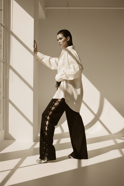 Pantalón Urbano con Cintura Bandage - LÚVORA