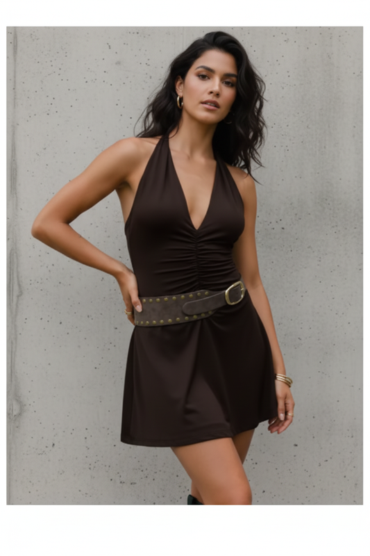 Vestido de Verano Plisado de Elegancia Sin Esfuerzo - LÚVORA