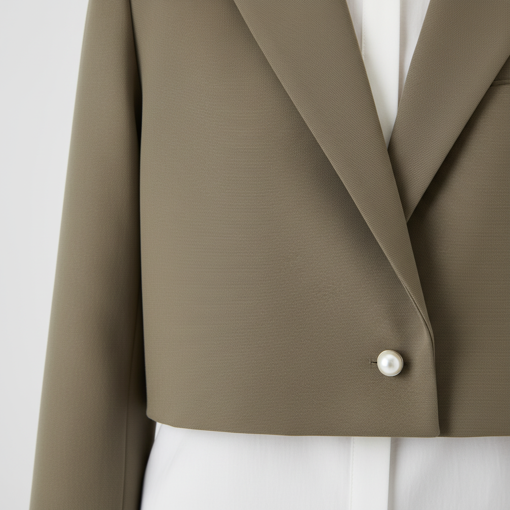 Blazer Chic de Mujer con Botón Perla - LÚVORA