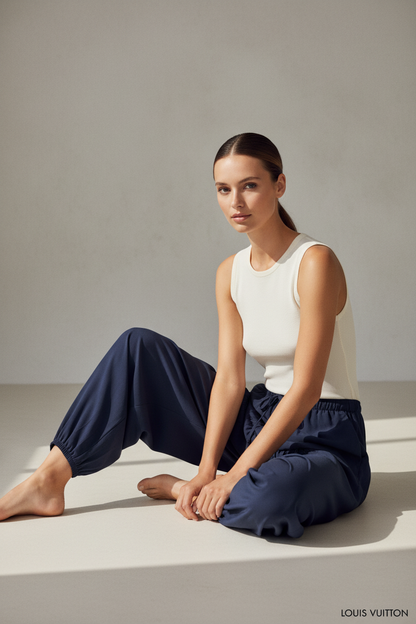 Pantalón Harem Ultra-Suave Cintura Alta - LÚVORA