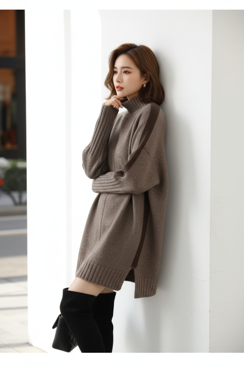 Vestido de Punto Elegante para Otoño - LÚVORA