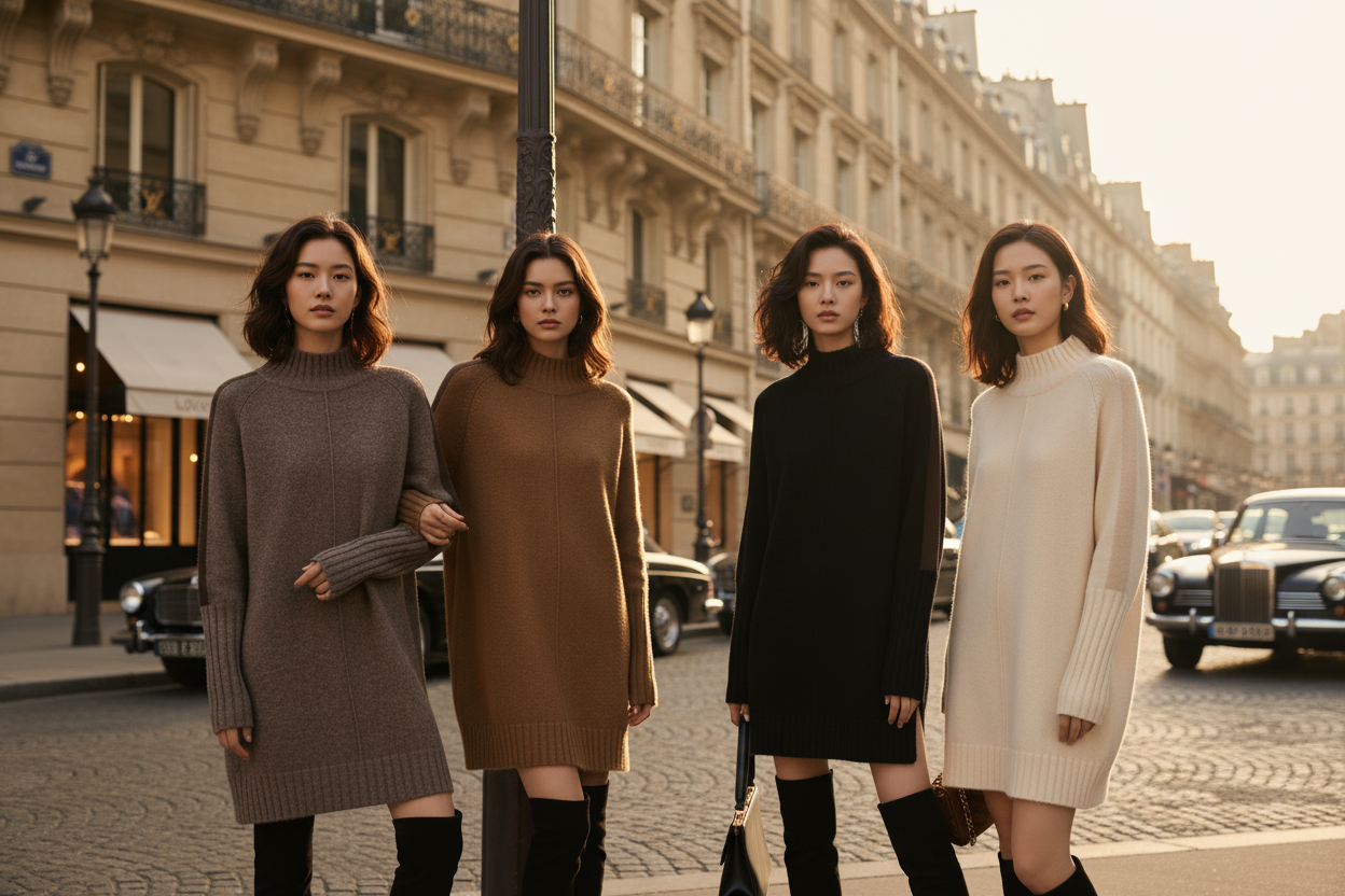 Vestido de Punto Elegante para Otoño - LÚVORA