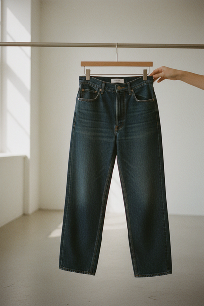 Pantalones Vaqueros Anchos Vintage Chic - LÚVORA