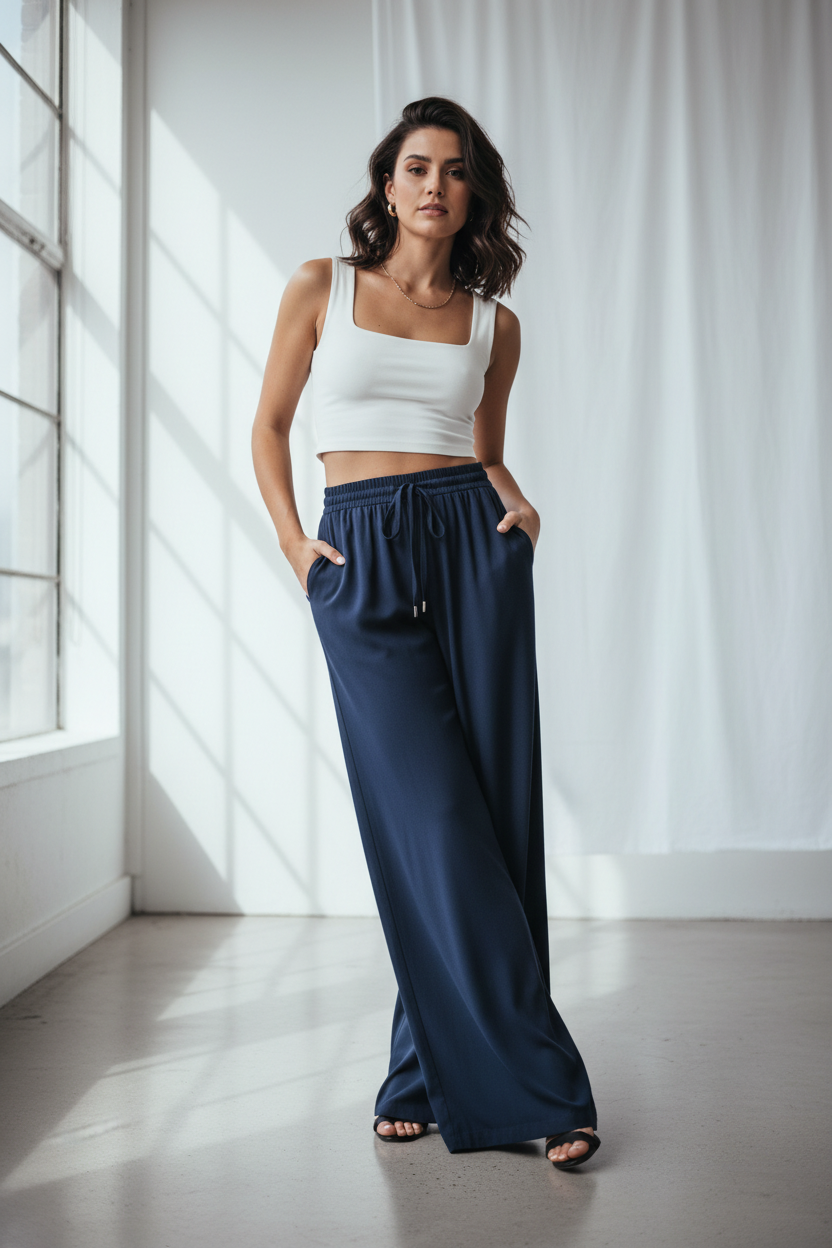 Pantalones Flare de Verano Elegantes - LÚVORA