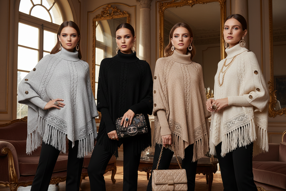 Suéter Elegante de Cuello Alto - LÚVORA