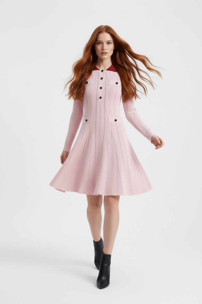 Vestido Mini de Punto Premium - LÚVORA