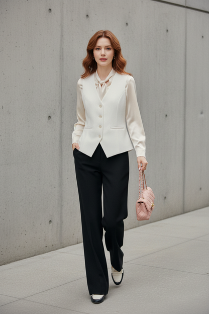 Chaleco Elegante de Oficina Mujer - LÚVORA