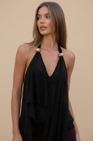 Top Sin Espalda con Escote en V - LÚVORA