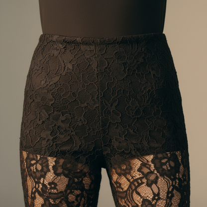 Pantalones Altos de Encaje - LÚVORA