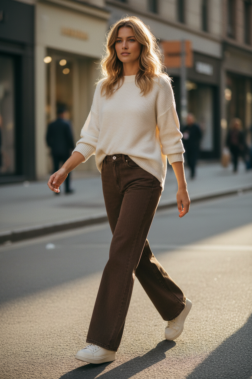 Pantalones Vaqueros de Talle Alto Clásicos - LÚVORA