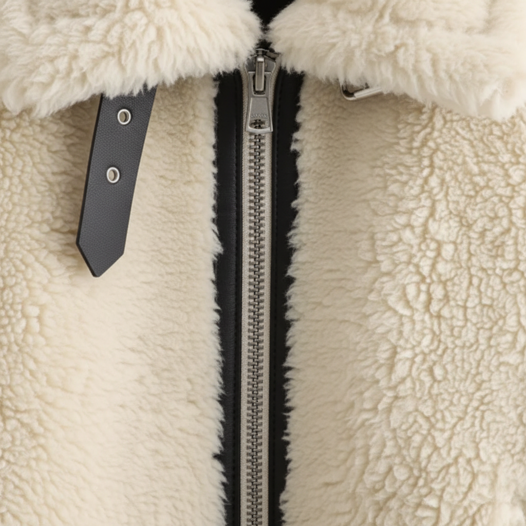 Chaqueta de Moto de Piel Sintética - LÚVORA