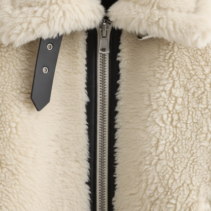 Chaqueta de Moto de Piel Sintética - LÚVORA