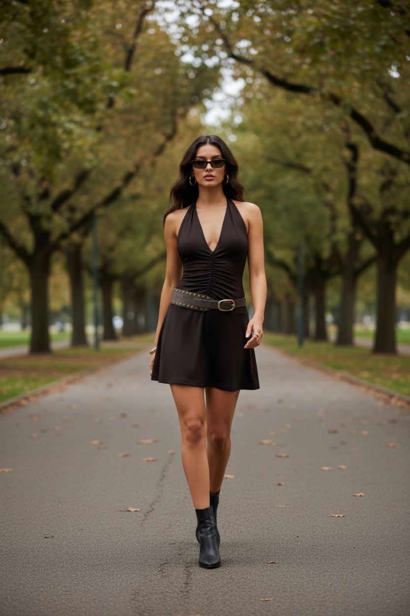 Vestido de Verano Plisado de Elegancia Sin Esfuerzo - LÚVORA