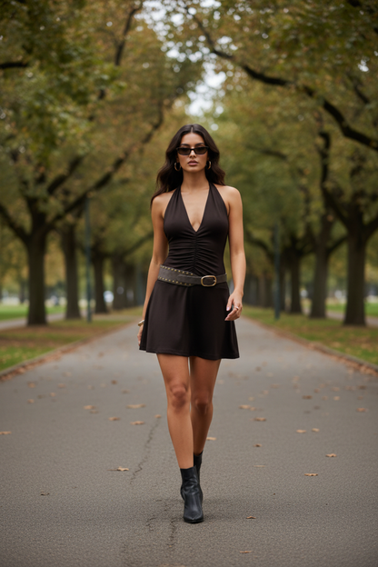 Vestido de Verano Plisado de Elegancia Sin Esfuerzo - LÚVORA