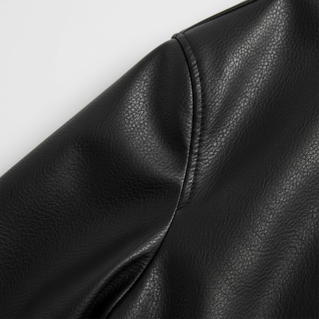 Chaqueta de Cuero Roja Elegante - LÚVORA