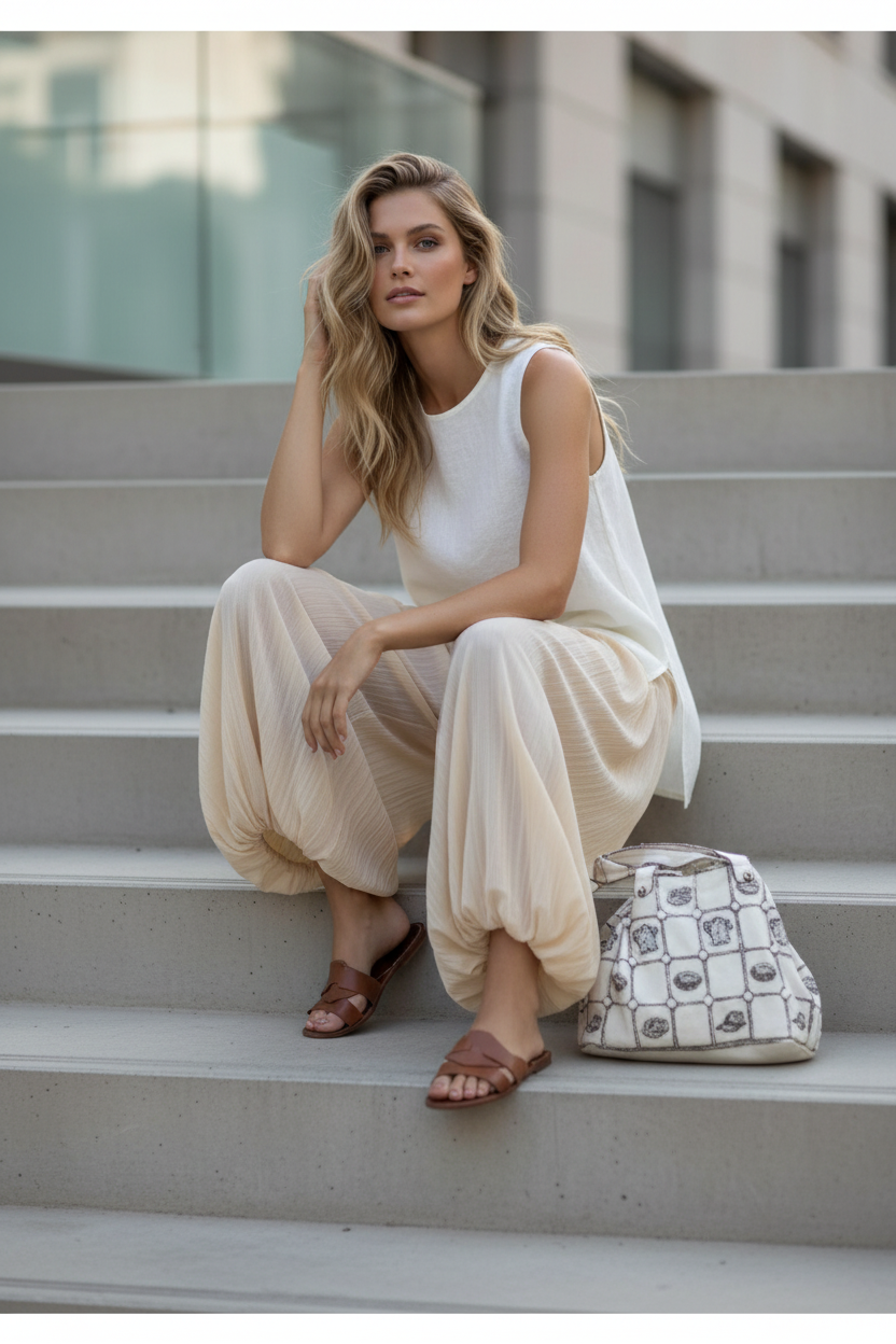 Pantalones Jogger Retro Ligeros y Elegantes - LÚVORA