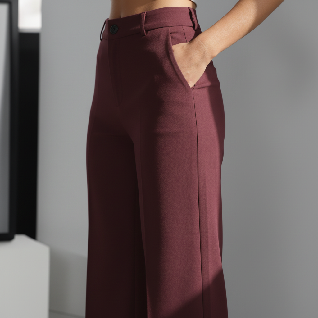 Pantalones Elegantes de Cintura Alta - LÚVORA