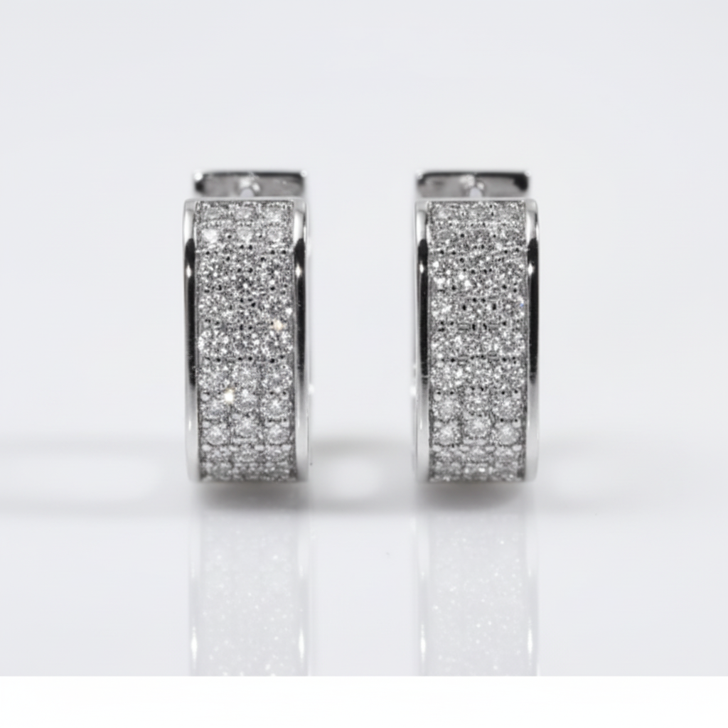 Pendientes Geométricos Elegantes en Oro - LÚVORA