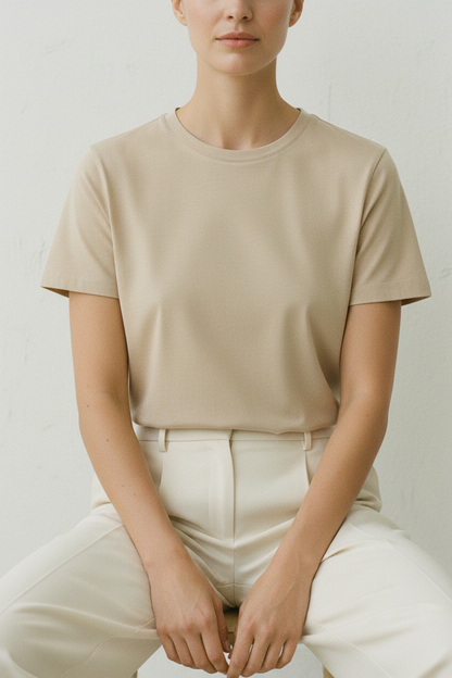 Camiseta 100% Algodón Casual Chic - LÚVORA