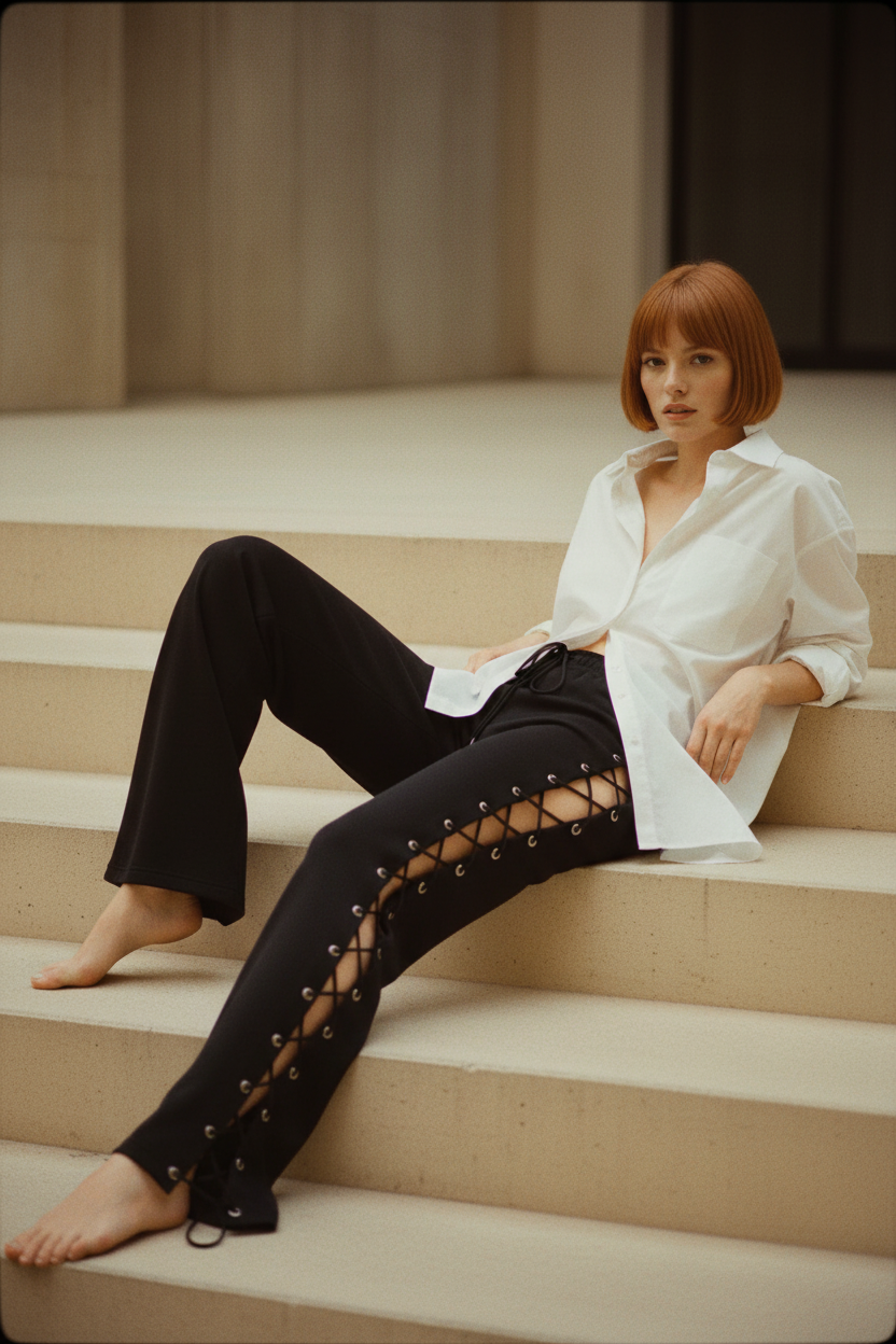 Pantalón Urbano con Cintura Bandage - LÚVORA