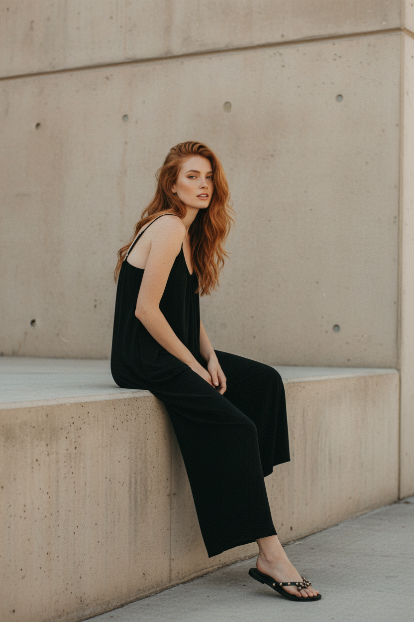 Mono Largo Fluido con Bolsillos - LÚVORA