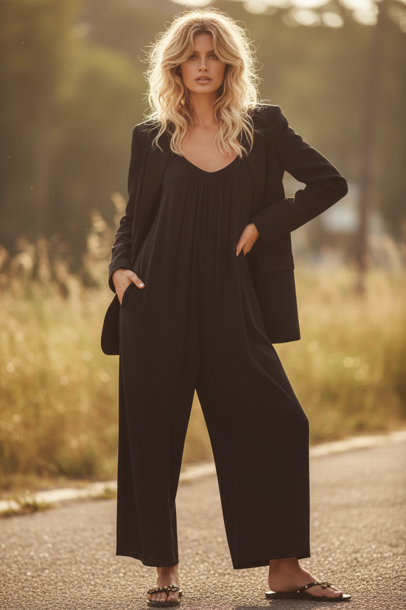 Mono Largo Fluido con Bolsillos - LÚVORA