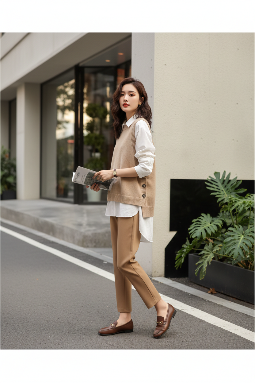 Chaleco de Lana Merino Elegante - LÚVORA