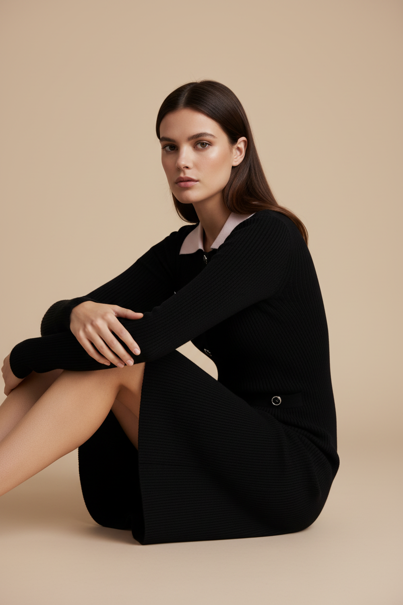 Vestido Mini de Punto Premium - LÚVORA