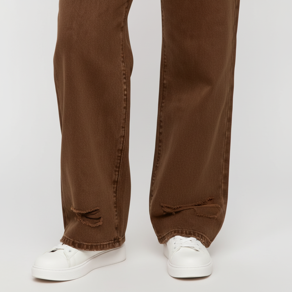 Pantalones Vaqueros de Talle Alto Clásicos - LÚVORA