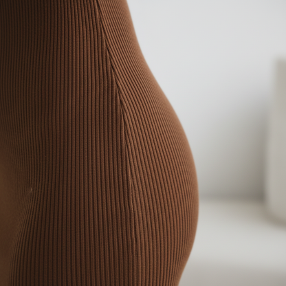 Vestido Elegante de Manga Larga con Cierre - LÚVORA