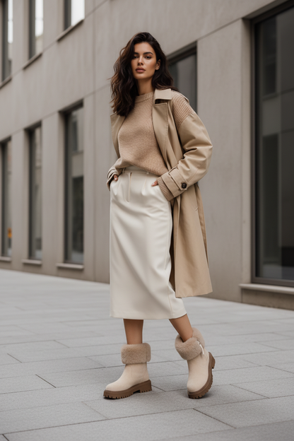 Botines Cortos de Invierno Elegantes - LÚVORA