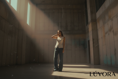 Camisa Estructurada con Textura Geométrica - LÚVORA