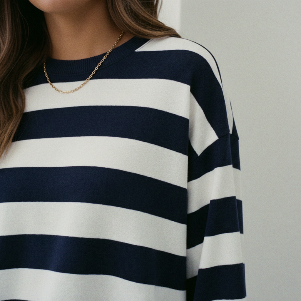 Top Esencial de Rayas Otoñales - LÚVORA