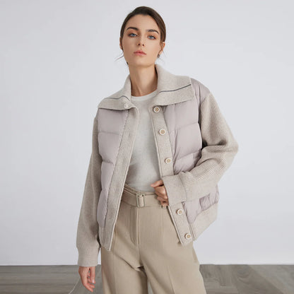 Chaqueta de Lana y Pluma Premium - LÚVORA