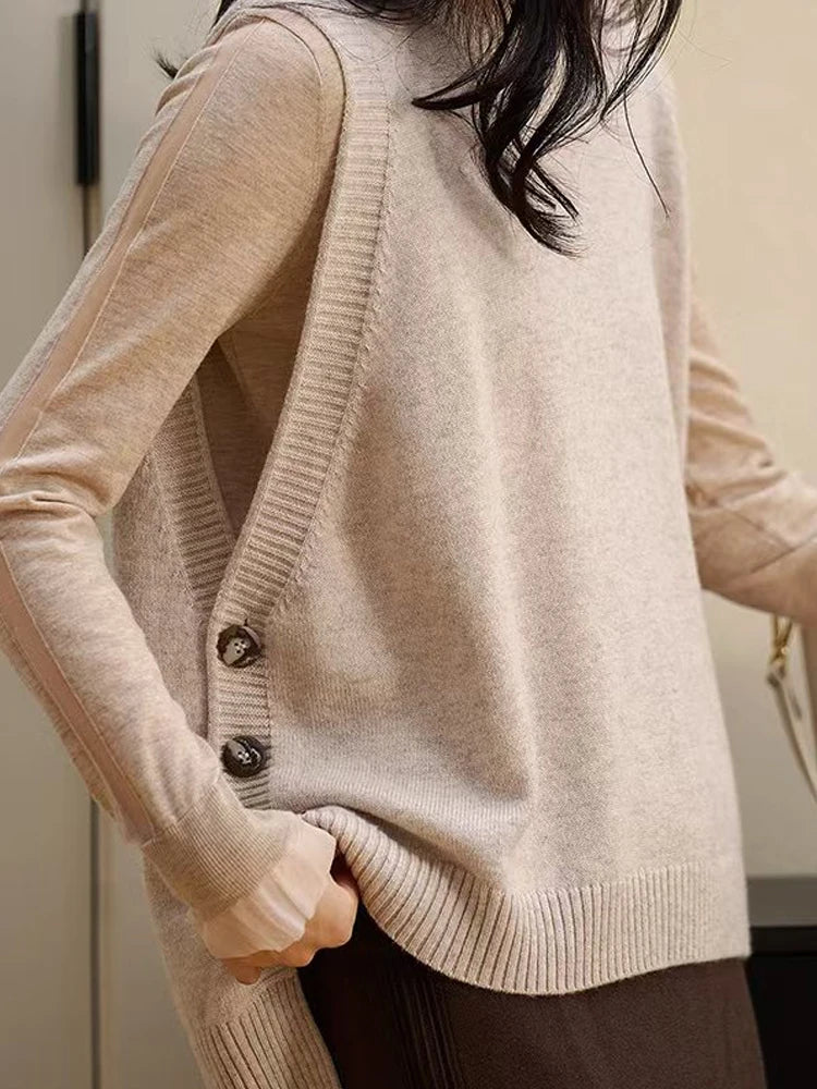 Chaleco de Lana Merino Elegante - LÚVORA