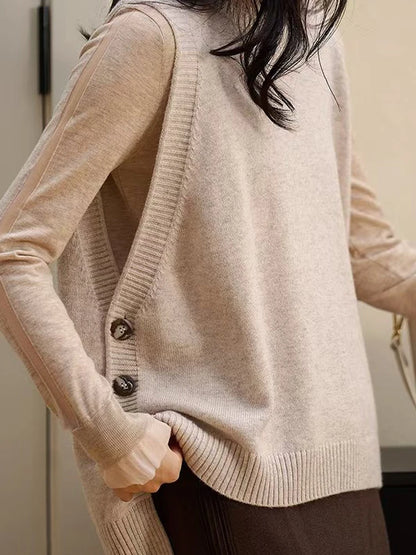 Chaleco de Lana Merino Elegante - LÚVORA