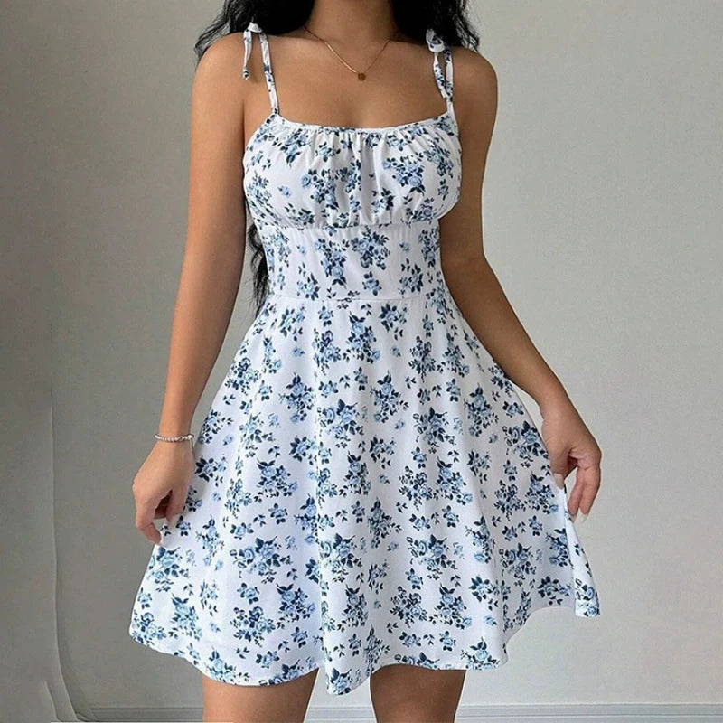 Vestido Corto Floral - LÚVORA
