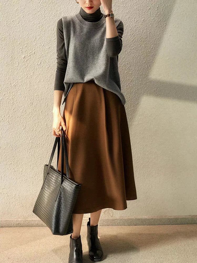 Chaleco de Lana Merino Elegante - LÚVORA