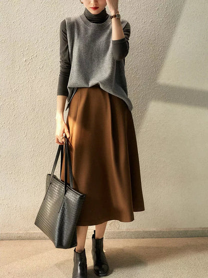 Chaleco de Lana Merino Elegante - LÚVORA