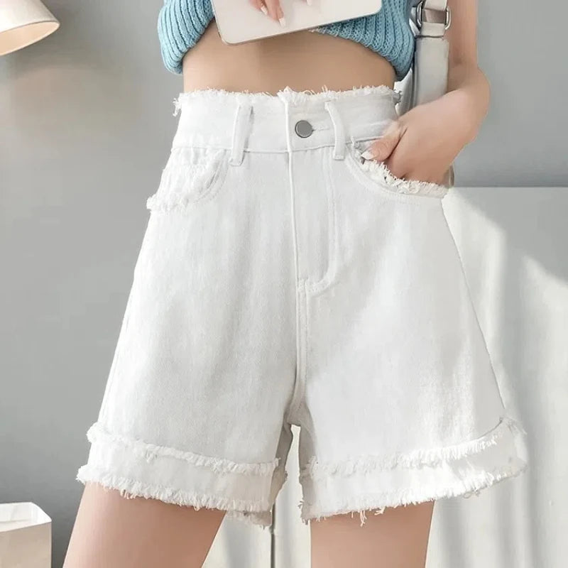 Shorts de Denim Chic - LÚVORA