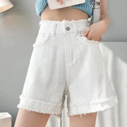 Shorts de Denim Chic - LÚVORA