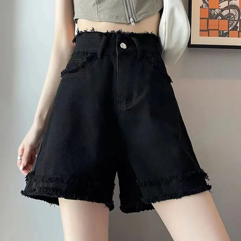 Shorts de Denim Chic - LÚVORA