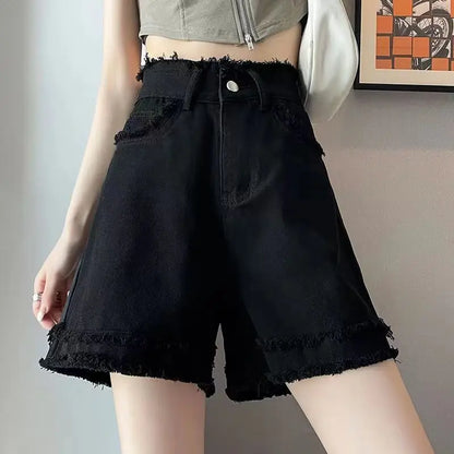 Shorts de Denim Chic - LÚVORA