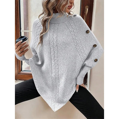 Suéter Elegante de Cuello Alto - LÚVORA