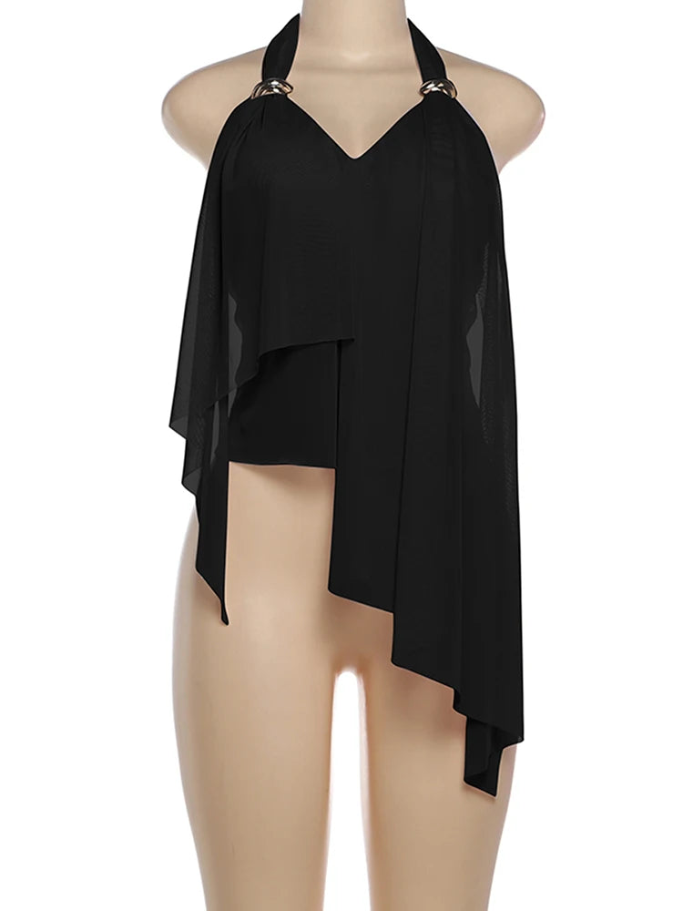 Top Sin Espalda con Escote en V - LÚVORA