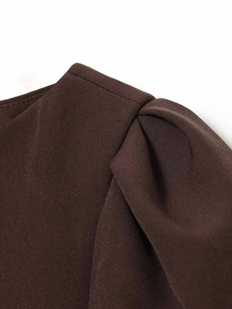 Vestido Corto Elegante de Otoño - LÚVORA